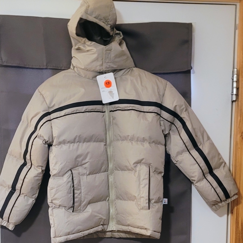 1970's LBH Children's Puffer Jacket With Removable Hood BNWT Size 12